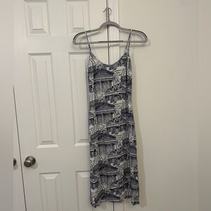 Reformation Halsten Landscape Midi Dress